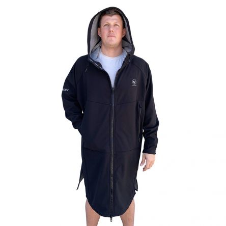 Manteau de plage Noir/Gris - Vaikobi Manteau de plage Noir/Gris - Vaikobi