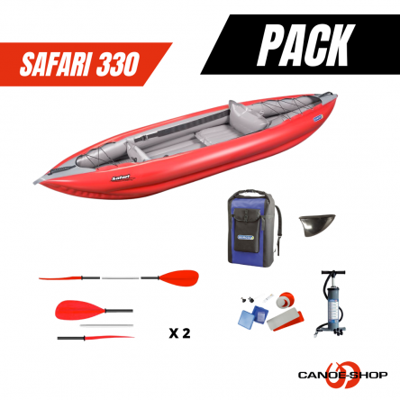 Pack Kayak Gonflable Safari 330 - Gumotex Pack Kayak Gonflable Safari 330 - Gumotex