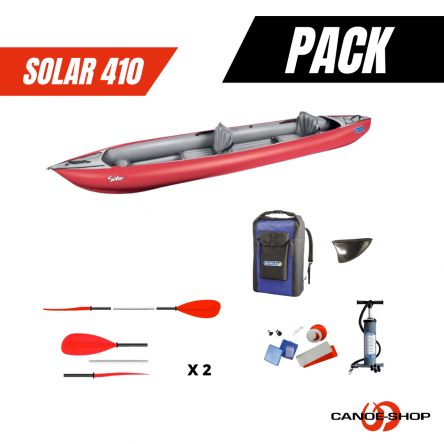 Pack Kayak Gonflable Solar 410 - GUMOTEX Pack Kayak Gonflable Solar 410 - GUMOTEX